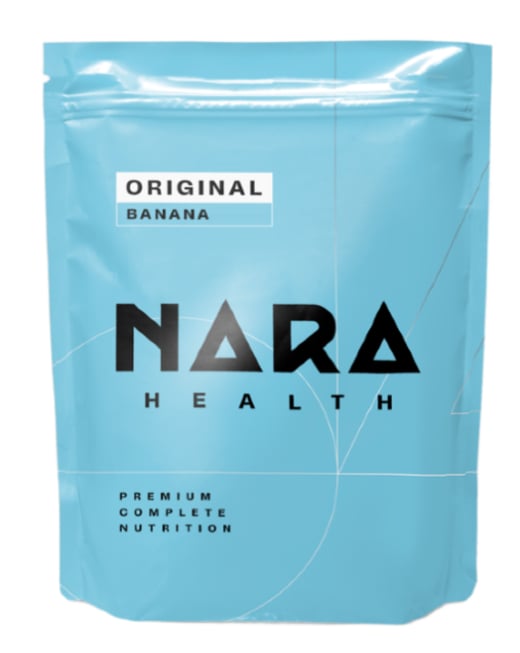 Nara Health Original Maisto Kokteilis maisto papildas sportininkams ir aktyviam gyvenimo būdui.