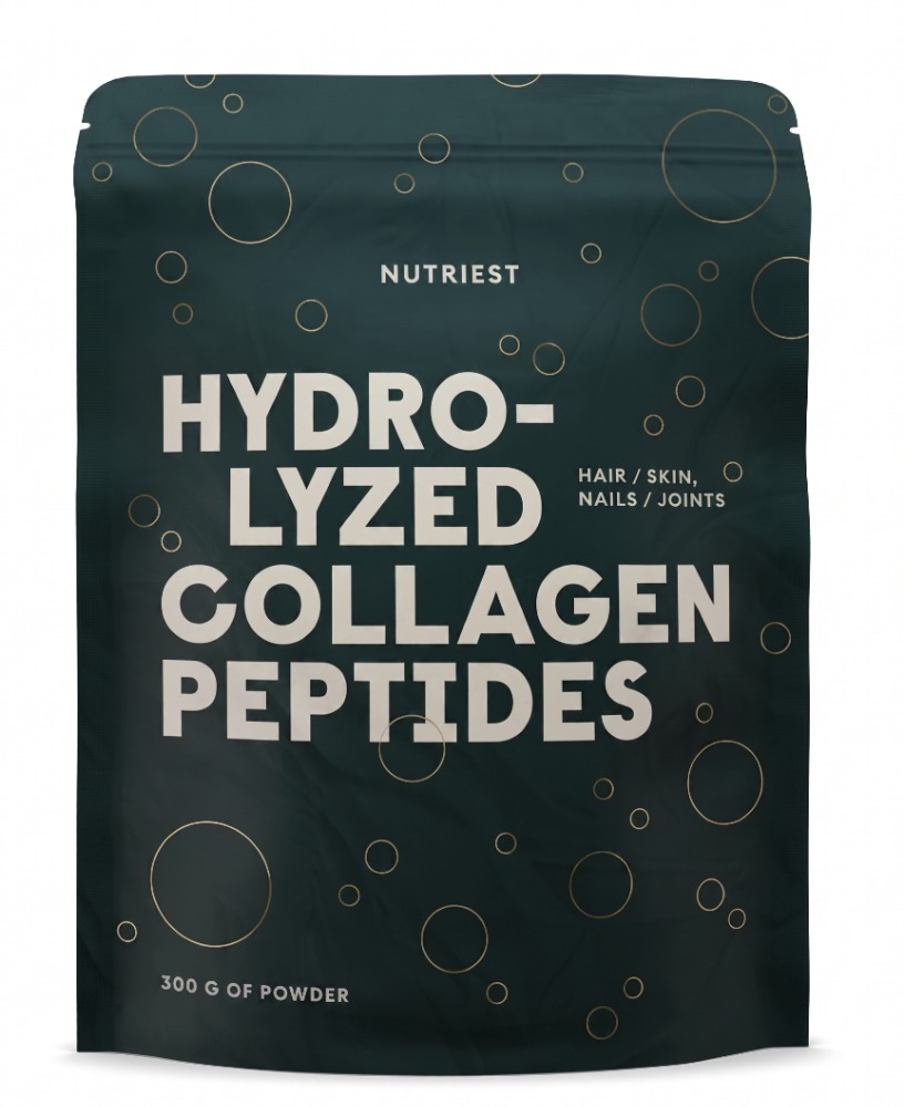 Hydrolyzed Grass-Fed Beef Collagen Peptides – Premium Protein Supplement | Nutriest | 300g | Clinical-Grade Longevity Protocol, HEALTH & Joints & Collagen supplement.