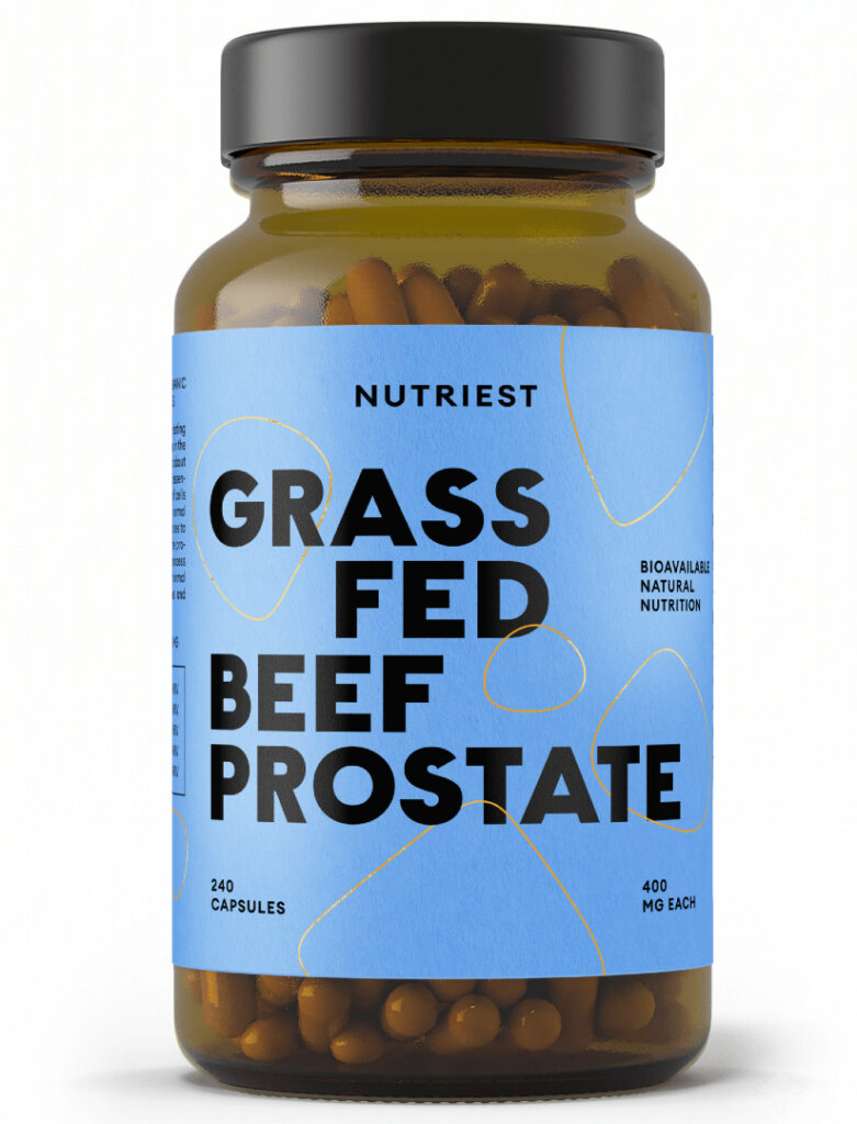 Grass-Fed Desiccated Beef Prostate – Premium Nutrient Source for Men | Nutriest | 180 Capsules - Science-Backed Performance Grass-Fed Desiccated Beef Prostate – Premium Nutrient Source for Men | Nutriest | 180 Capsules | Clinical-Grade Longevity Protocol, Ancestral Beef Organs & HEALTH supplement.