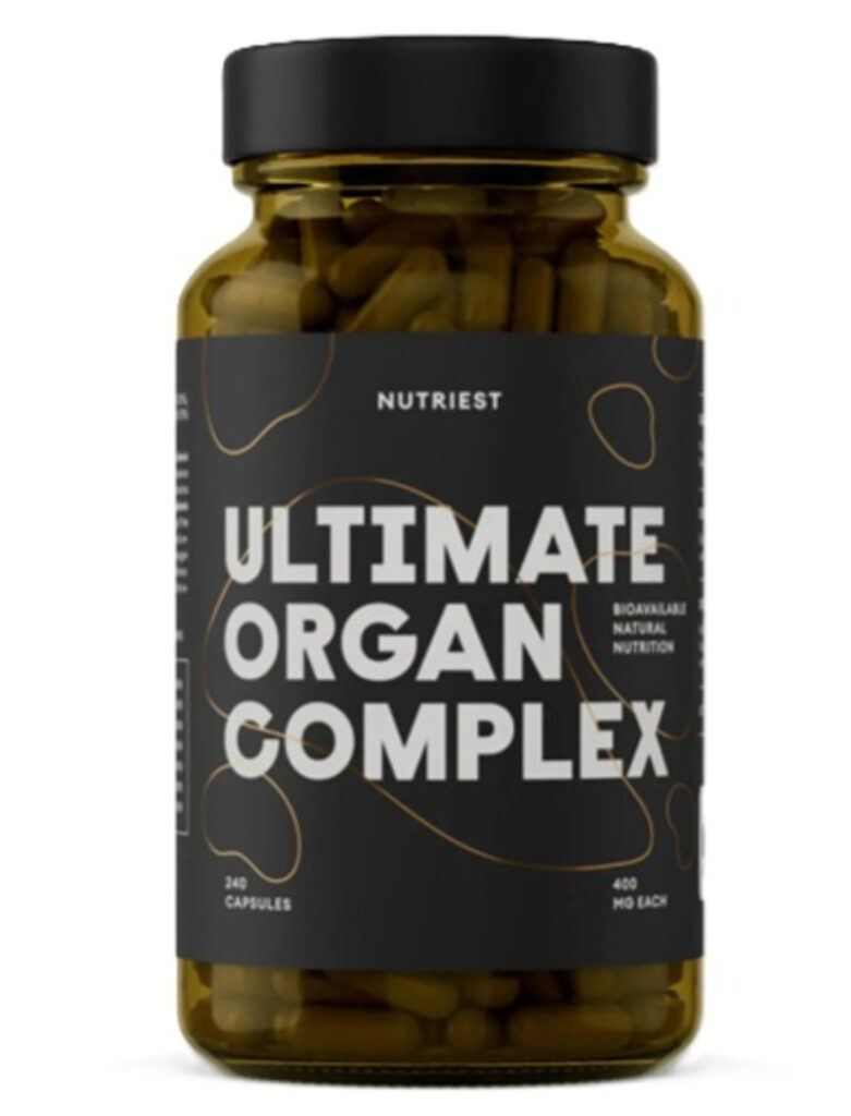 Grass Fed Ultimate Organ Complex – Comprehensive Organ Supplement | Nutriest | 240 Capsules | Clinical-Grade Longevity Protocol, Ancestral Beef Organs & HEALTH supplement.