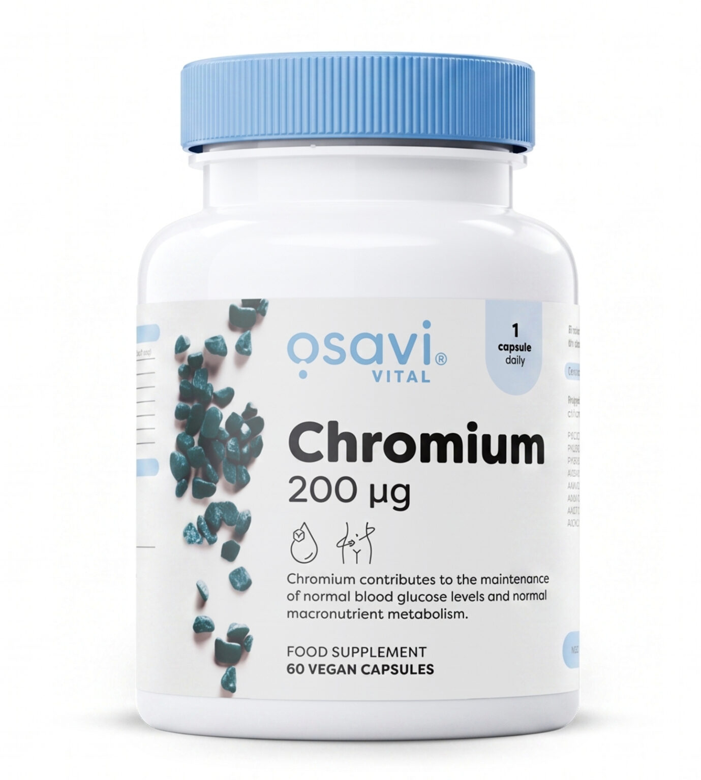 Chromium 200 µg – Advanced Chromium Absorption | OSAVI | 60 Capsules | Clinical-Grade Longevity Protocol, HEALTH & Vitamins & Minerals supplement.