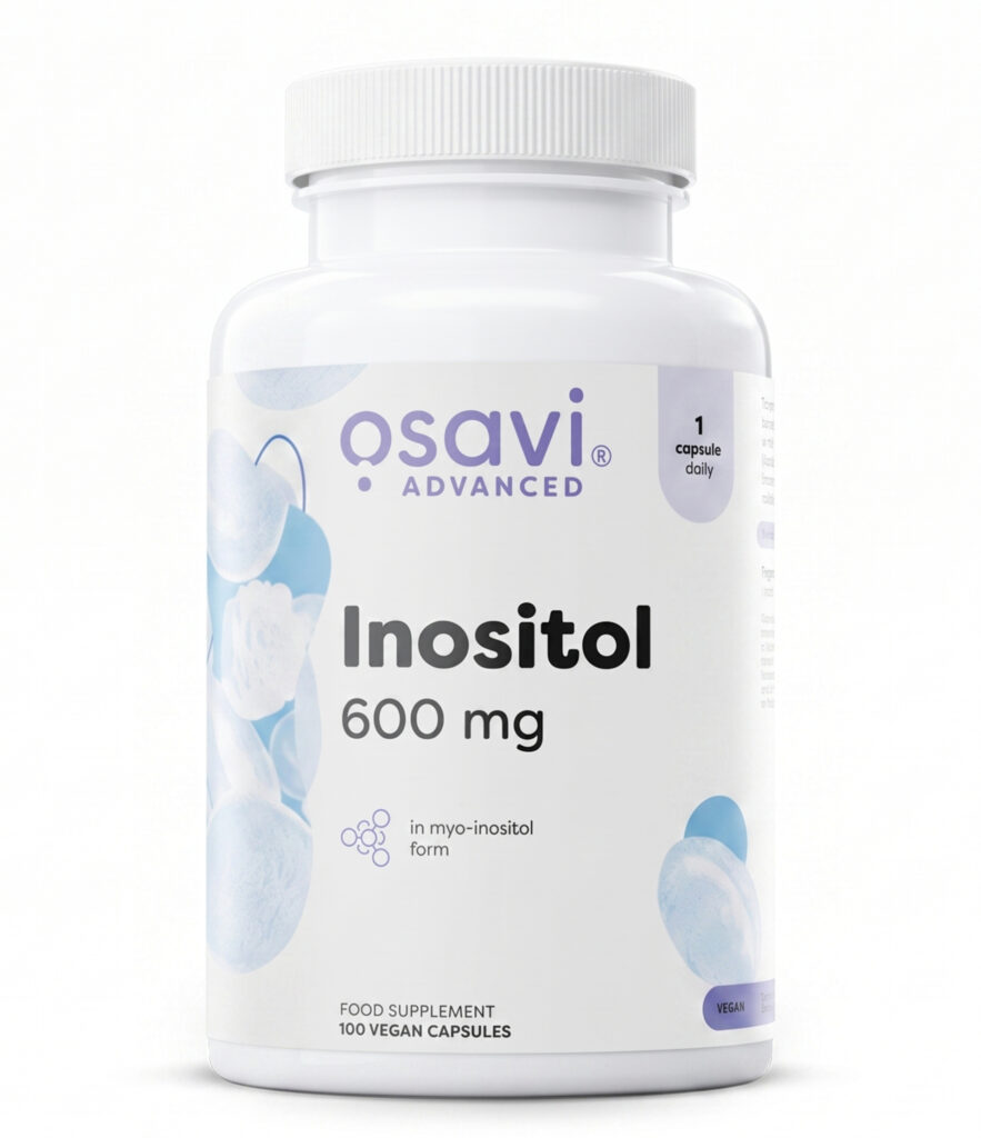 Inositol – High Purity Inositol Supplement 600mg | OSAVI | 100 Capsules | Clinical-Grade Longevity Protocol, HEALTH & Nervous System & Stress supplement.