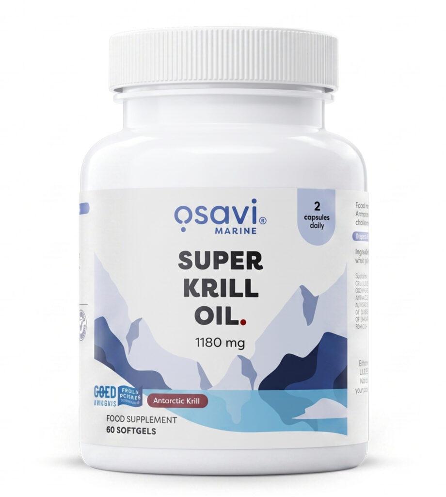 Krill Oil Superba Boost – Omega-3 & Phospholipids | OSAVI | 60 Softgels | Clinical-Grade Longevity Protocol, HEALTH & Omega-3 & Fish Oil supplement.
