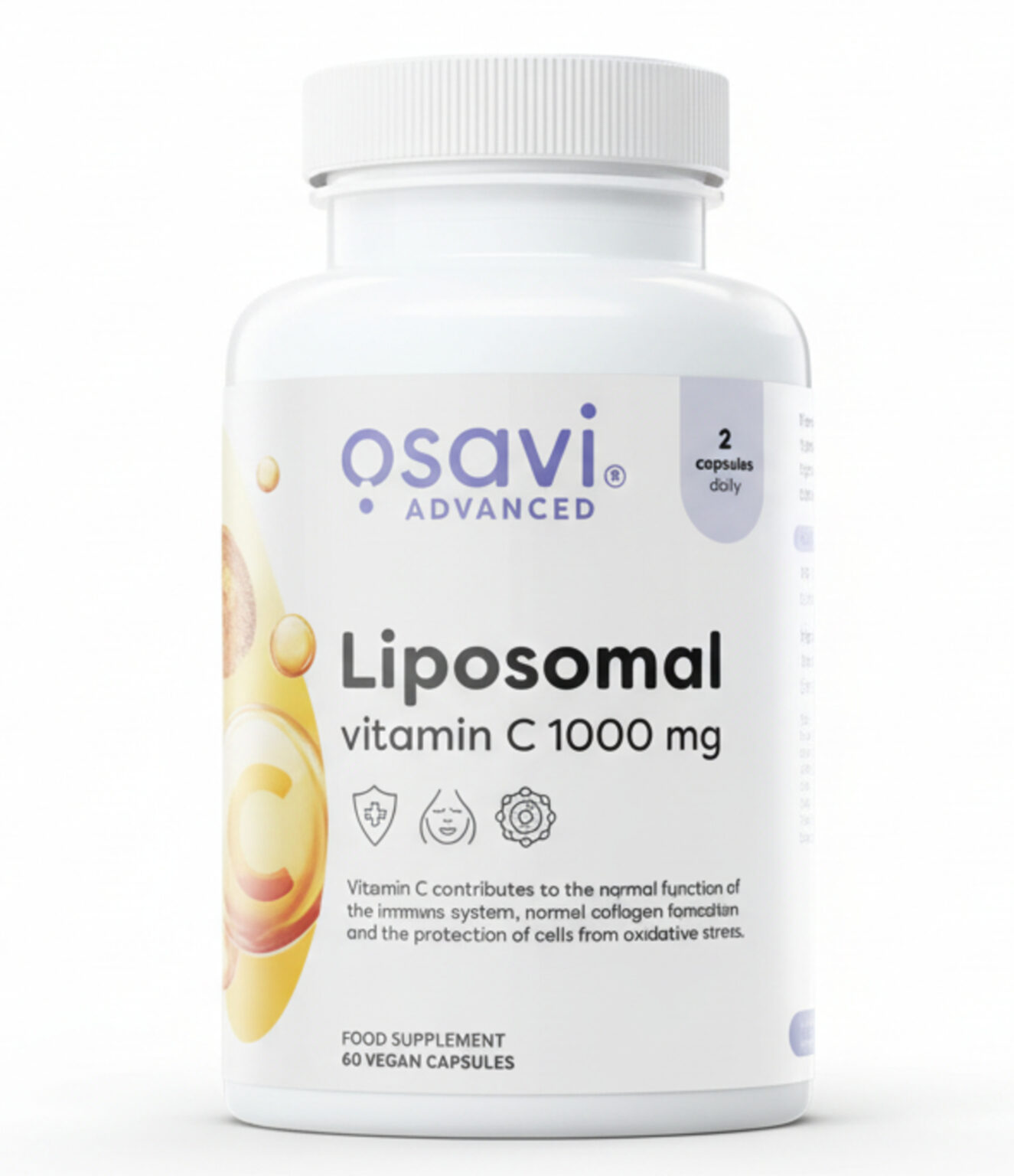 Liposomal Vitamin C 1000mg – Advanced Vitamin C Delivery | OSAVI | 60 Capsules | Clinical-Grade Longevity Protocol, HEALTH & Vitamins & Minerals supplement.