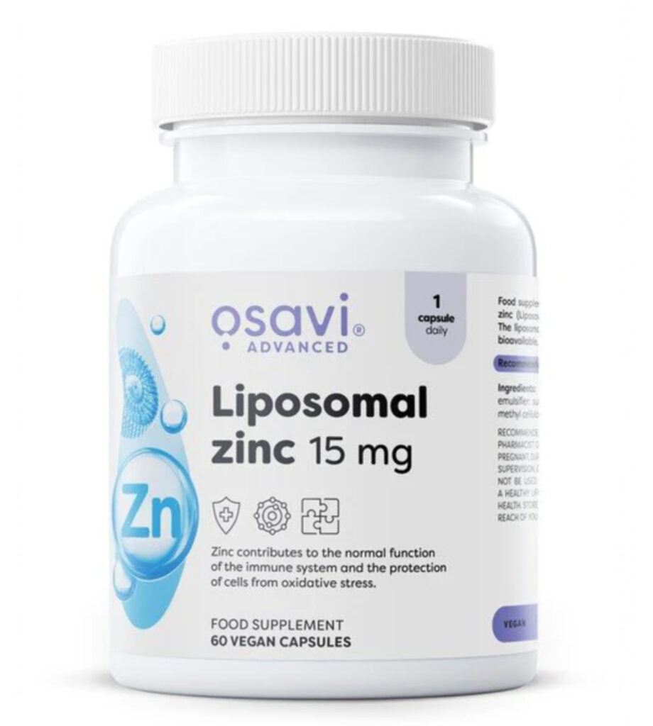 Liposomal Zinc 15mg – Liposomes for Optimal Absorption | OSAVI | 60 Capsules - Science-Backed Performance Liposomal Zinc 15mg – Liposomes for Optimal Absorption | OSAVI | 60 Capsules | Clinical-Grade Longevity Protocol, HEALTH & Vitamins & Minerals supplement.