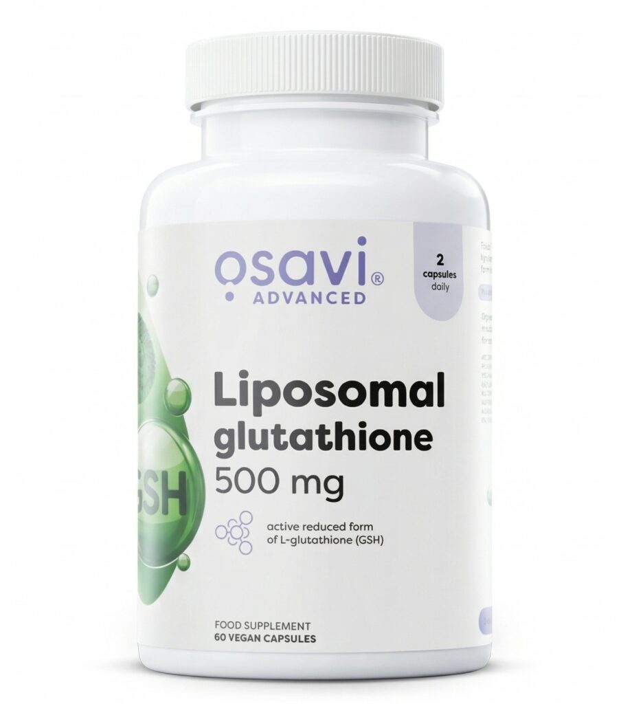Liposomal Glutathione 500 mg – Enhanced Cellular Defense | OSAVI | 60 Capsules | Clinical-Grade Longevity Protocol, LONGEVITY & NAD+ & Cellular Energy supplement.