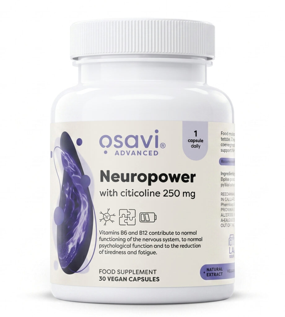NeuroPower Cognizin Citicoline for Brain Activity | OSAVI | 30 Capsules | Clinical-Grade Longevity Protocol, FOCUS supplement.