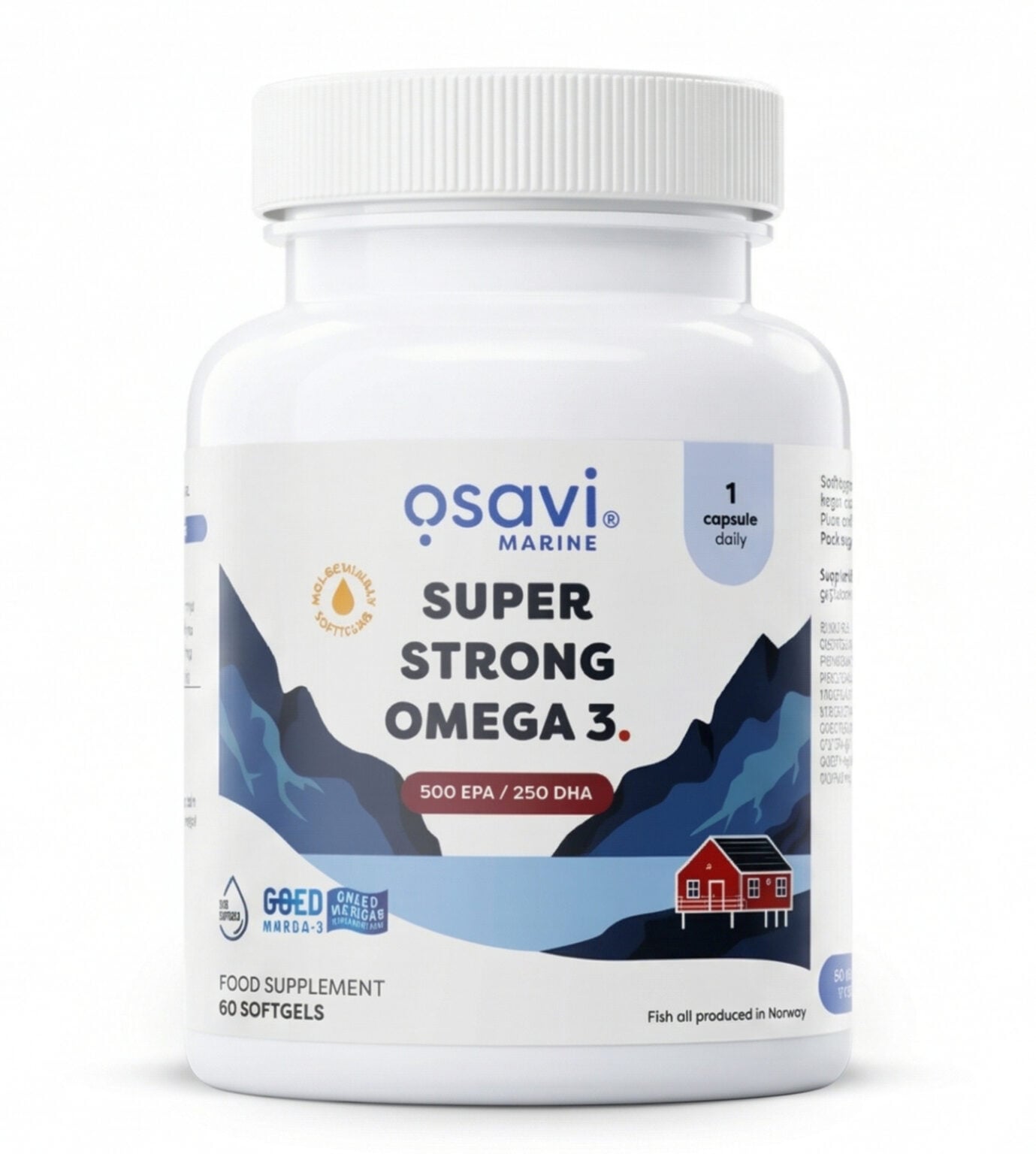 Super Strong Omega-3 TG 750mg – Premium Marine Oil Complex | OSAVI | 60 Capsules - Science-Backed Performance Super Strong Omega-3 TG 750mg – Premium Marine Oil Complex | OSAVI | 60 Capsules | Clinical-Grade Longevity Protocol, HEALTH & Omega-3 & Fish Oil supplement.