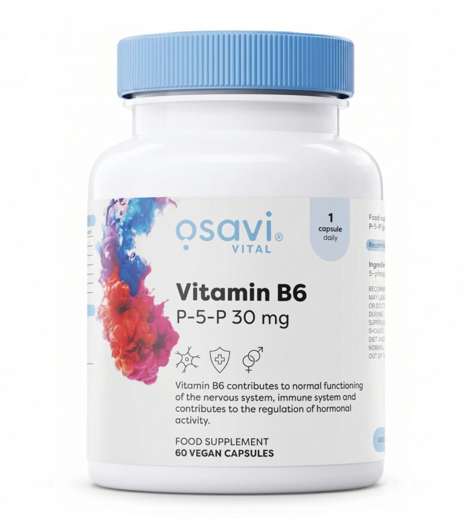 Vitamin B6 P-5-P 30 mg – Coenzyme B6 Formula | OSAVI | 60 Capsules | Clinical-Grade Longevity Protocol, HEALTH & Vitamins & Minerals supplement.