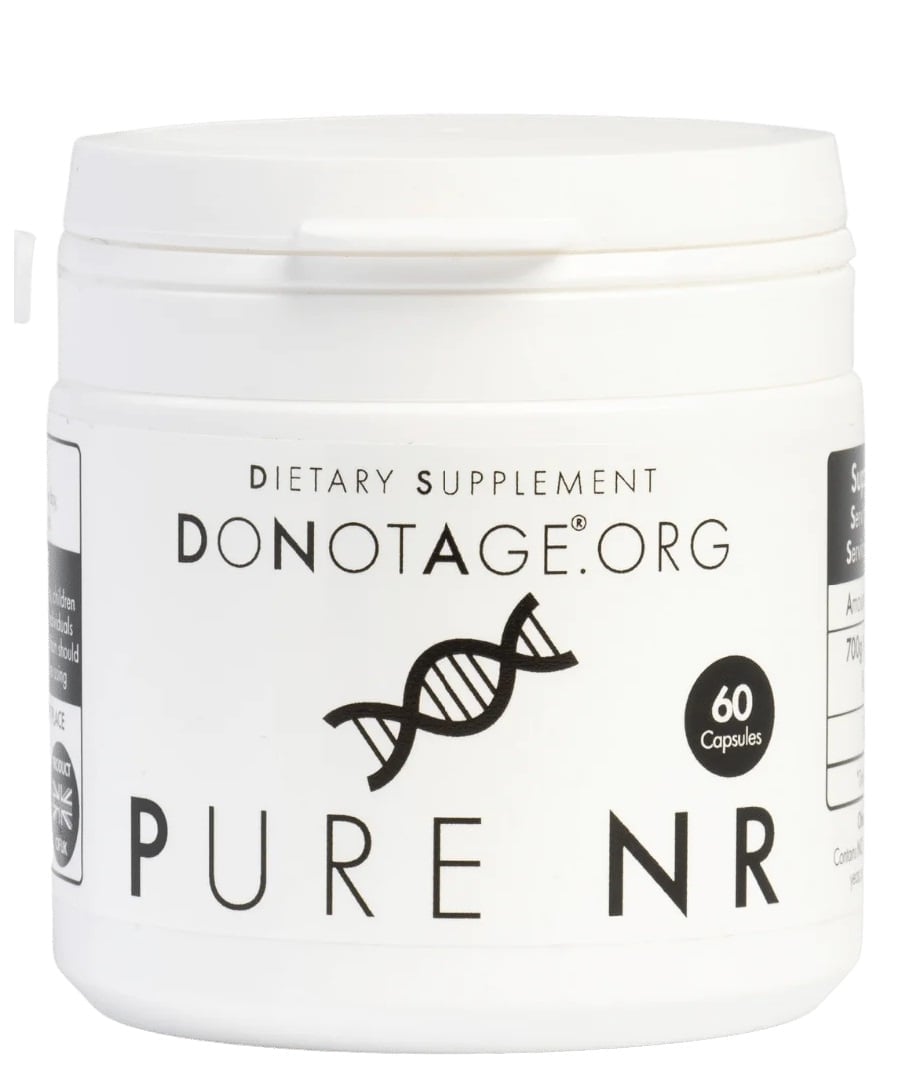 Pure NR – Nicotinamide Riboside 350mg | DoNotAge | 60 Capsules - Science-Backed Performance Pure NR – Nicotinamide Riboside 350mg | DoNotAge | 60 Capsules | Clinical-Grade Longevity Protocol, LONGEVITY & NAD+ & Cellular Energy supplement.