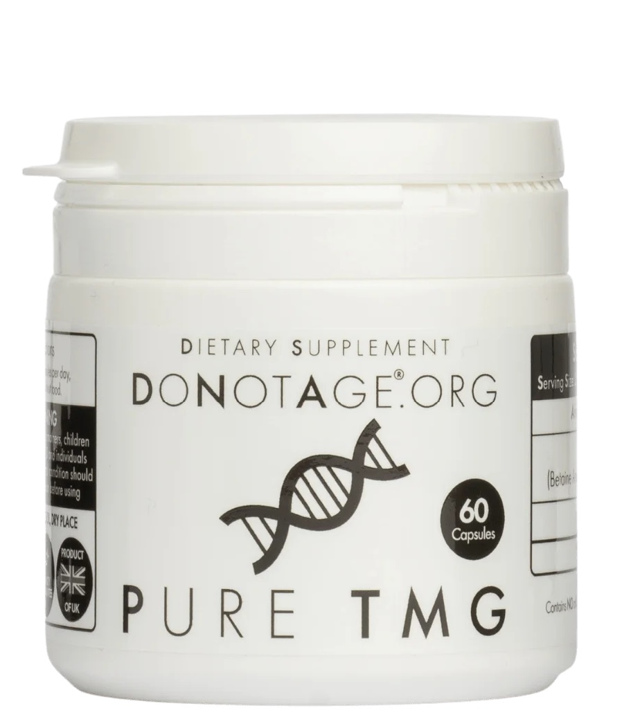 Pure TMG – Trimethylglycine Supplement | DoNotAge | 60 Capsules - Science-Backed Performance Pure TMG – Trimethylglycine Supplement | DoNotAge | 60 Capsules | Clinical-Grade Longevity Protocol, LONGEVITY & Metabolic Health & Glucose supplement.