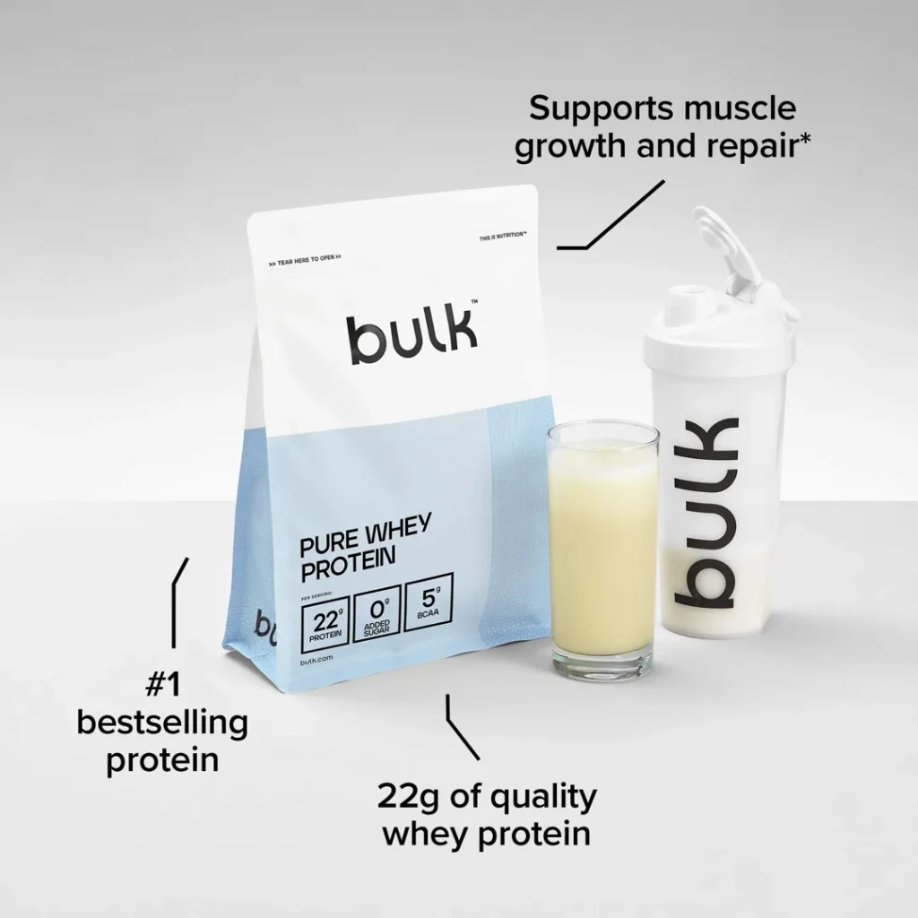 Pure Whey Protein – No Sugar, Premium Protein Powder | BULK | 1 kg - Science-Backed Performance Pure Whey Protein – No Sugar, Premium Protein Powder | BULK | 1 kg - product photo 1, Protein & SPORT.