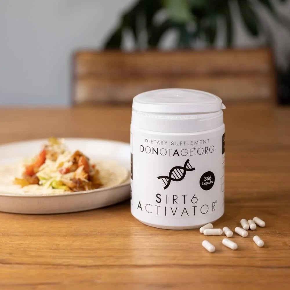 Sirt6 Activator – Advanced Longevity Formula | DoNotAge | 60 Capsules - Science-Backed Performance Sirt6 Activator – Advanced Longevity Formula | DoNotAge | 60 Capsules - product photo 1, Autophagy & Senolytics & LONGEVITY.