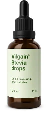 Flavour Stevia Drops – White Chocolate | Vilgain | 50ml - product photo 2, FUNCTIONAL FOOD & Zero Sauces & Flavor Drops.