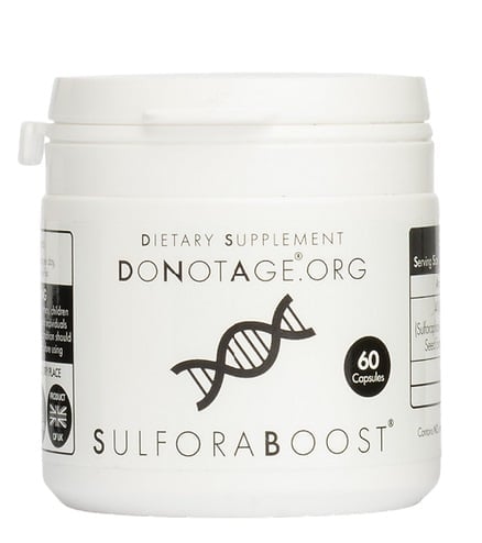 SulforaBoost – Sulforaphane Glucosinolate with Myrosinase | DoNotAge | 60 Capsules - Science-Backed Performance SulforaBoost – Sulforaphane Glucosinolate with Myrosinase | DoNotAge | 60 Capsules | Clinical-Grade Longevity Protocol, Autophagy & Senolytics & LONGEVITY supplement.