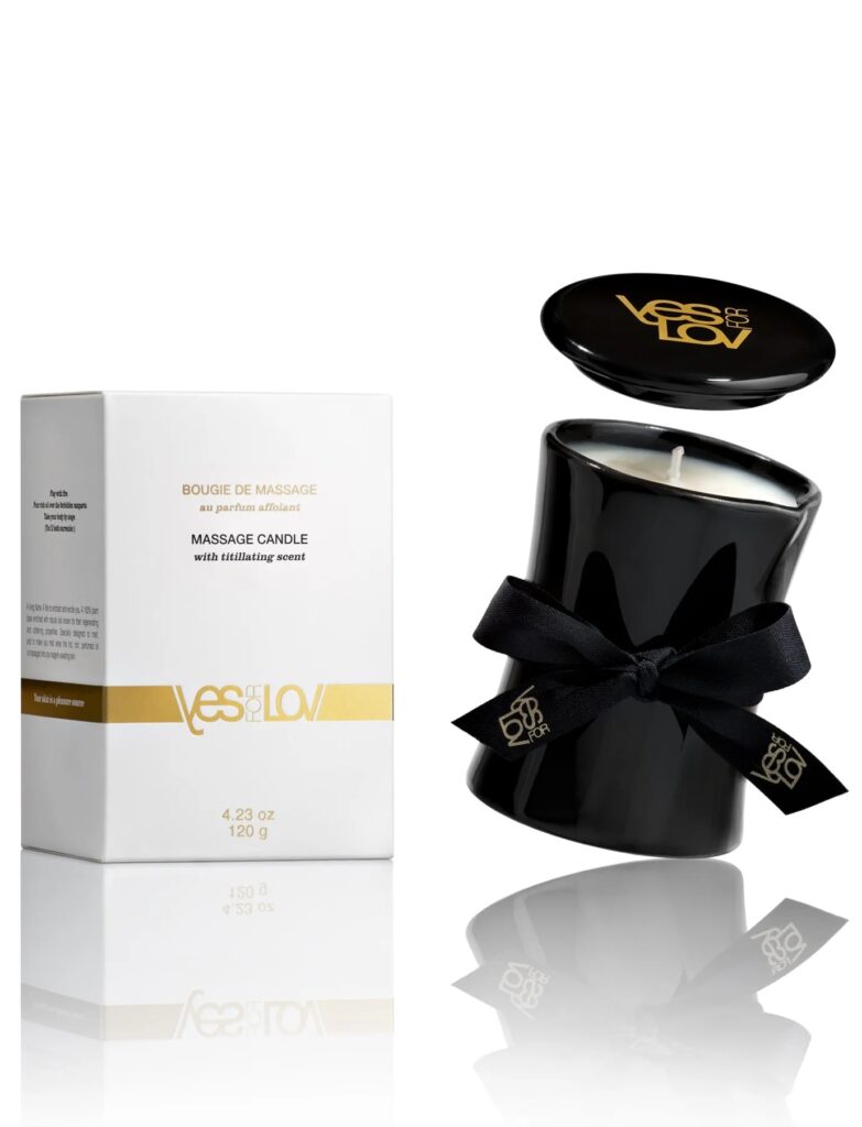 Titillating Massage Candle with Aphrodisiacs | Yesforlov | 1 Candle | Clinical-Grade Longevity Protocol, HEALTH & Intimate Wellness supplement.