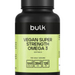 Vegan Super Strength Omega-3 Algae Oil – Plant-Based DHA & EPA | BULK | 60 Capsules
