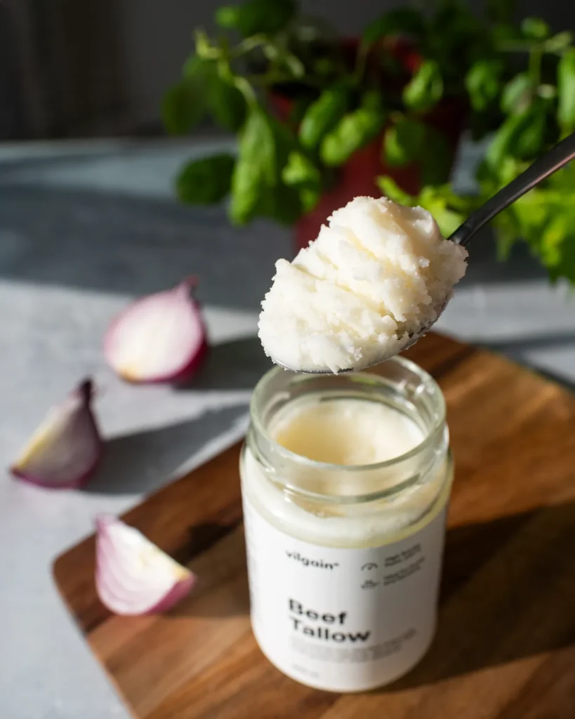 Beef Tallow – Premium Cooking Fat | Vilgain | 300 ml - product photo 1, Ancestral Fats & Premium Oils & FUNCTIONAL FOOD.