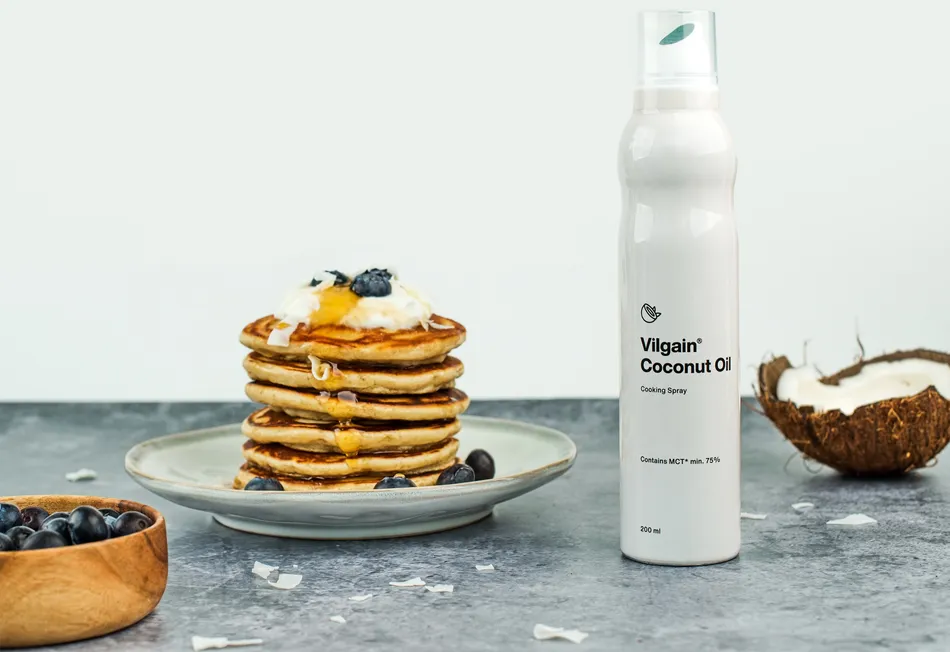 Vilgain Coconut Oil Cooking Spray – Pure Coconut Oil | Vilgain | 200 ml - product photo 1, Ancestral Fats & Premium Oils & FUNCTIONAL FOOD.