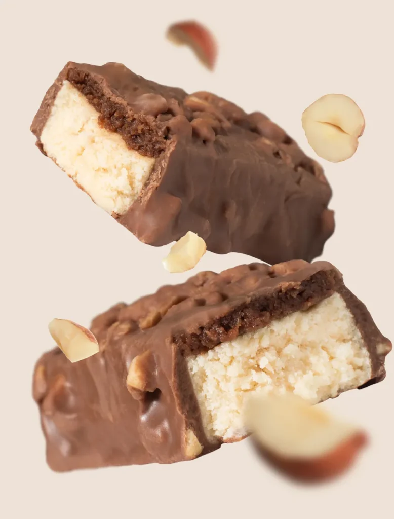 Vilgain Double Trouble Protein Bar Hazelnut Cream 55g | Vilgain | - Science-Backed Performance Vilgain Double Trouble Protein Bar Hazelnut Cream 55g | Vilgain | - product photo 3, FUNCTIONAL FOOD & Protein Snacks & Sweets.