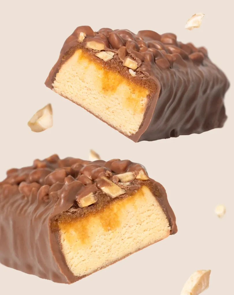 Vilgain Double Trouble Protein Bar – Salted Caramel Peanut | Vilgain | 55g - product photo 2, FUNCTIONAL FOOD & Protein Snacks & Sweets.