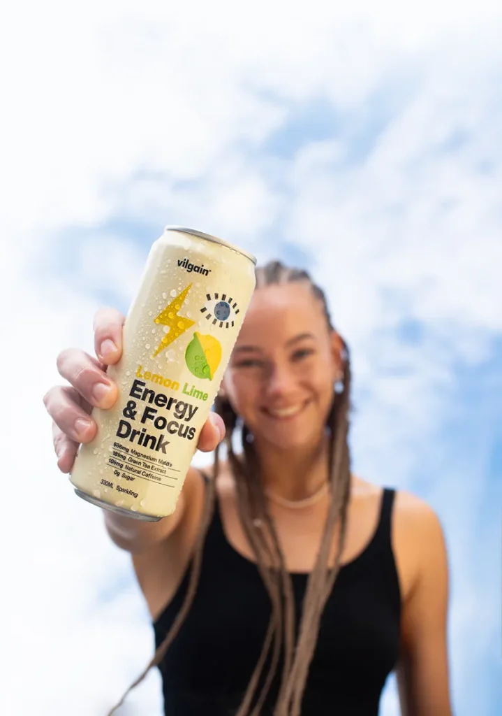 Vilgain Energy & Focus Drink Lemon and Lime – Refreshing Performance Booster | Vilgain | 330ml - product photo 5, Pre-Workout & Energy & SPORT.