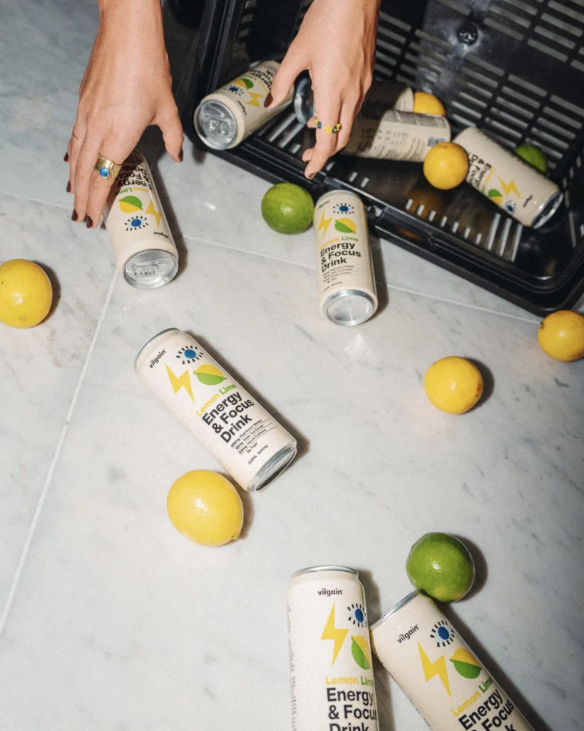 Vilgain Energy & Focus Drink Lemon and Lime – Refreshing Performance Booster | Vilgain | 330ml - product photo 2, Pre-Workout & Energy & SPORT.