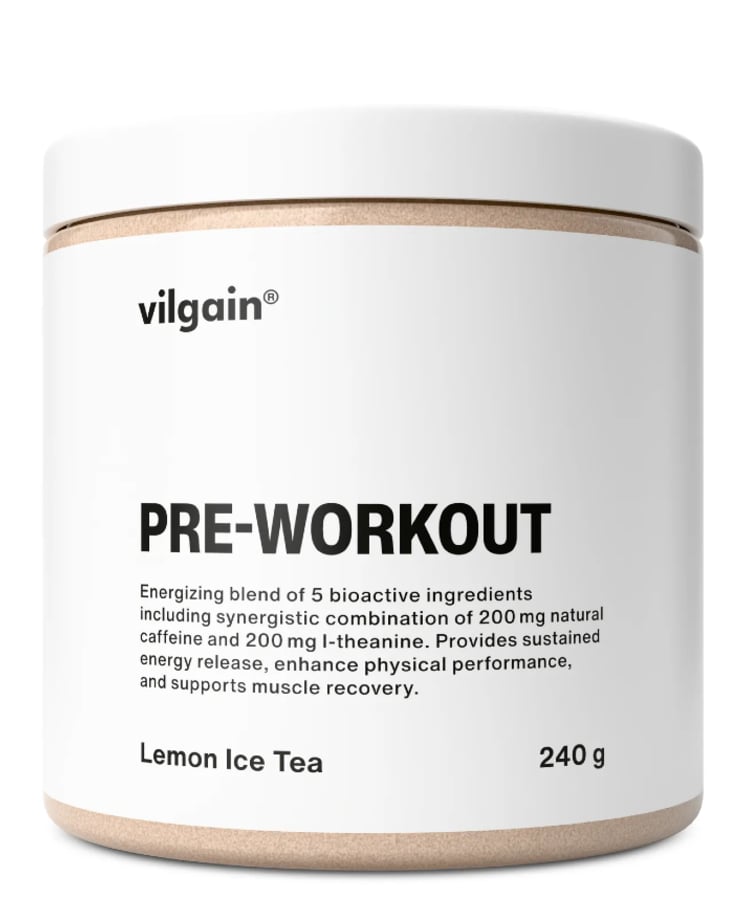 Vilgain Pre-Workout – Active Exercise Formula | VILGAIN | 240g | Clinical-Grade Longevity Protocol, Pre-Workout & Energy & SPORT supplement.