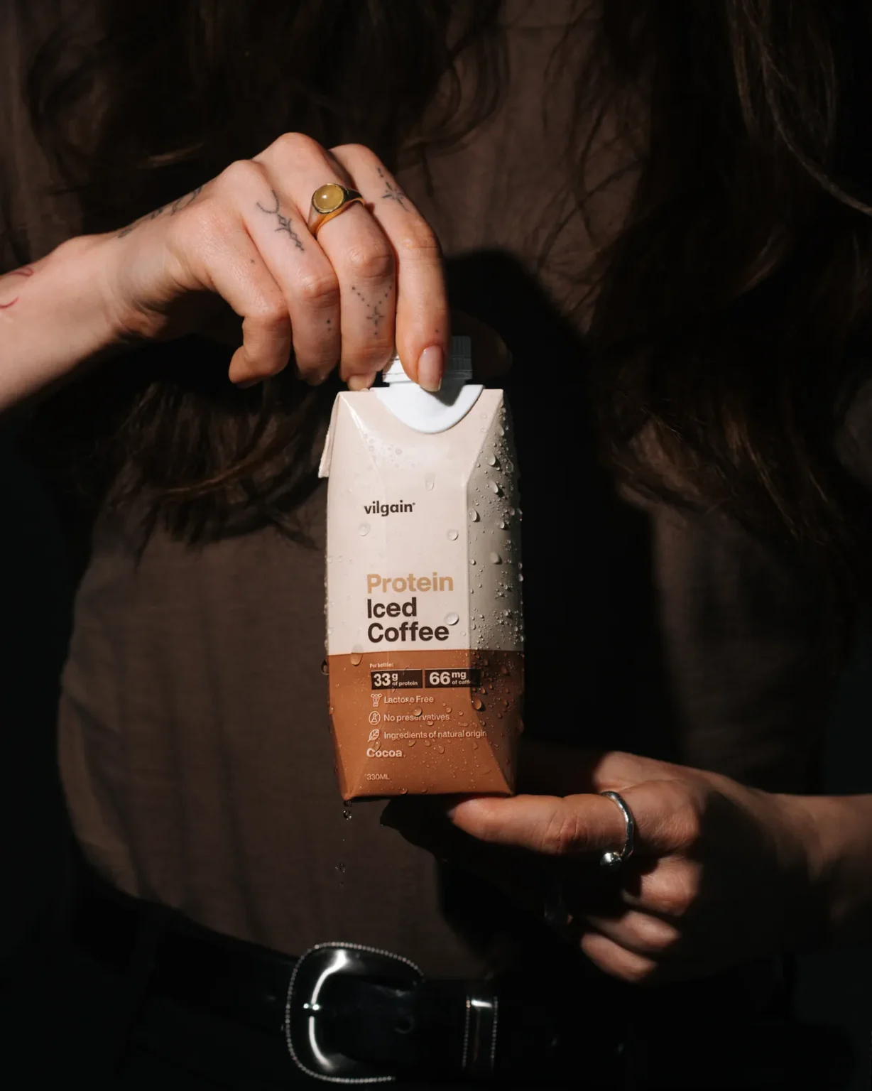 Vilgain Protein Iced Coffee gardus užkandis kasdieniam energijos balansui.