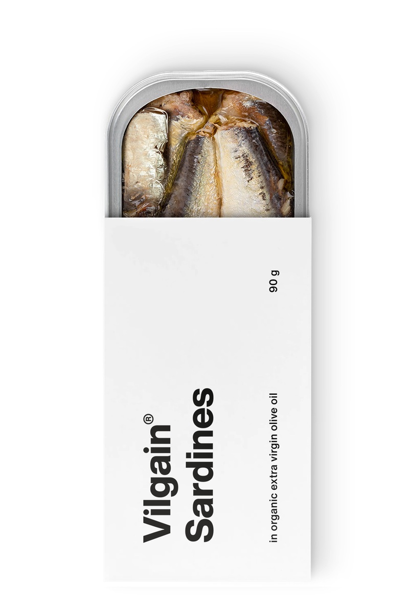 Vilgain Sardines – Premium Canned Sardines | Vilgain | 120g | Clinical-Grade Longevity Protocol, FUNCTIONAL FOOD & Smart Meals & Complete Nutrition supplement.