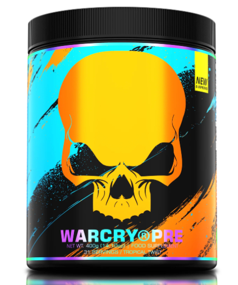 Warcry Pre Workout – Training Complex | Genius Nutrition | 400g | Clinical-Grade Longevity Protocol, Pre-Workout & Energy & SPORT supplement.