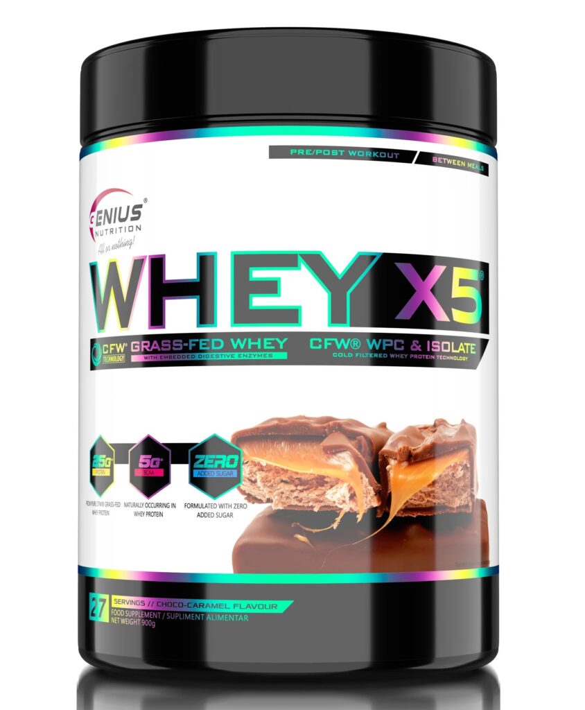 Whey-X5 – Advanced Whey Protein Blend | Genius Nutrition | 900g | Clinical-Grade Longevity Protocol, Protein & SPORT supplement.
